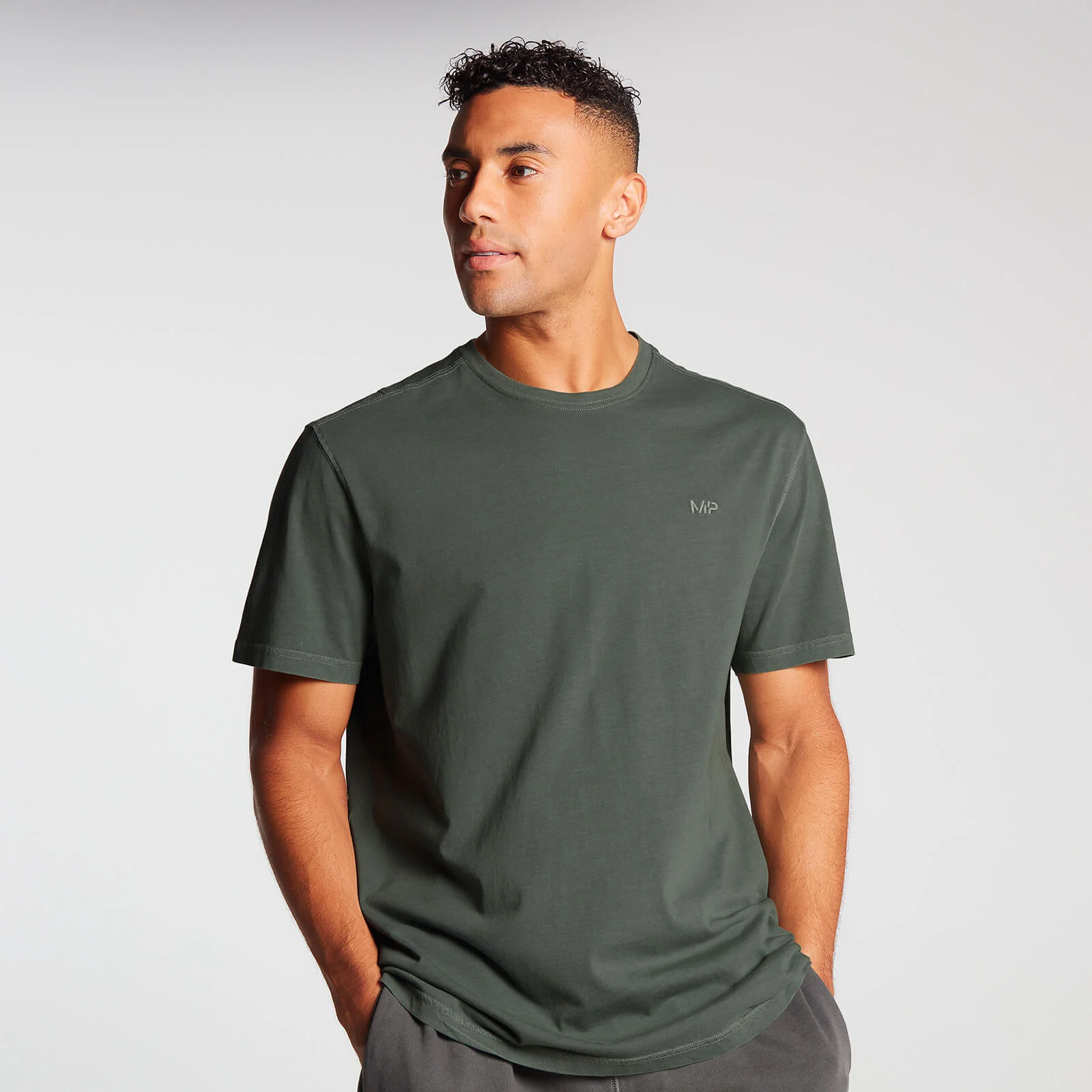 MP Men's Training Short Sleeve Oversized T-Shirt - Vine Leaf - XXS Imagen 1