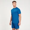 Camiseta de manga corta de running gráfica para hombre de MP - Azul medio