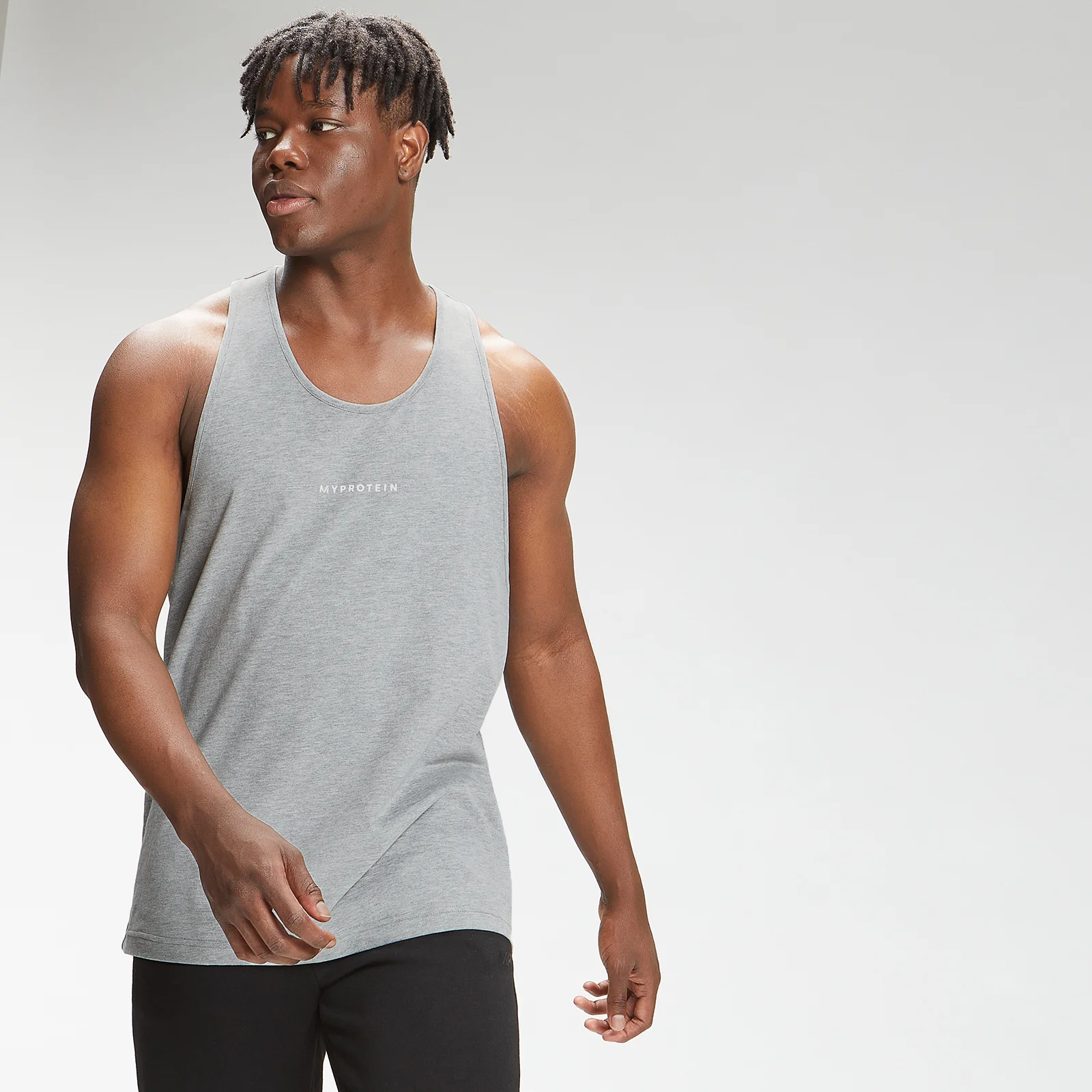 Camiseta de tirantes Original para hombre de MP - Gris jaspeado clásico - XXS Imagen 1