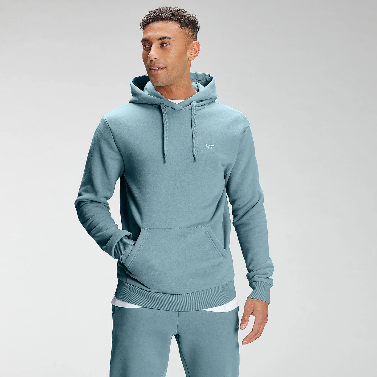 MP Men's Rest Day Hoodie - Ice Blue - XXS Imagen 1