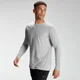 Camiseta de manga larga Essentials para hombre de MP - Gris clásico jaspeado