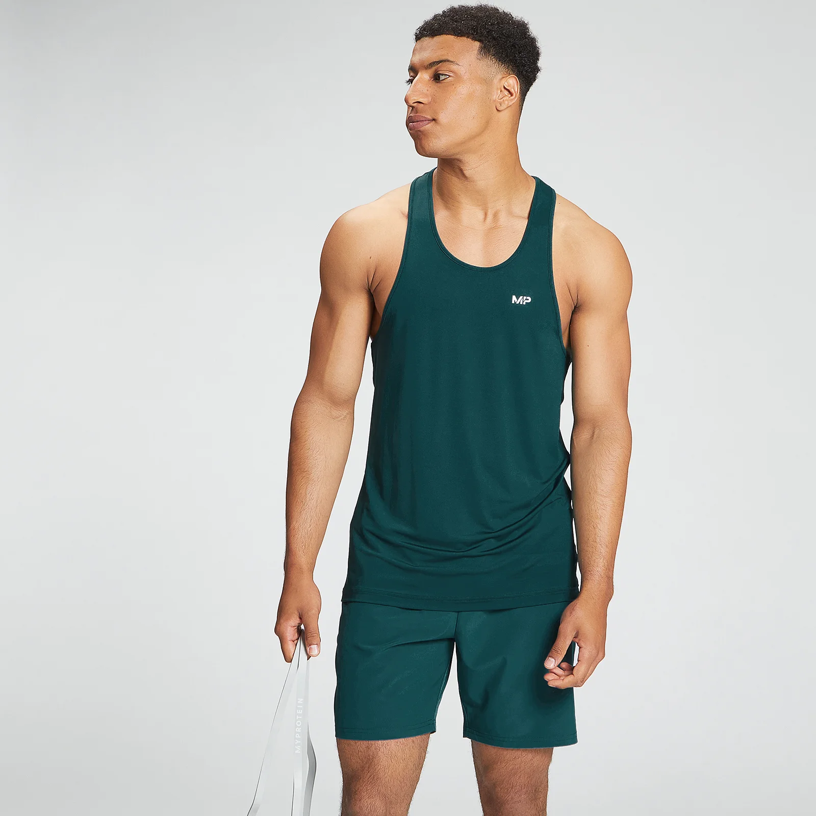 Camiseta de tirantes de entrenamiento para hombre de MP - Verde azulado intenso - XXS Imagen 1