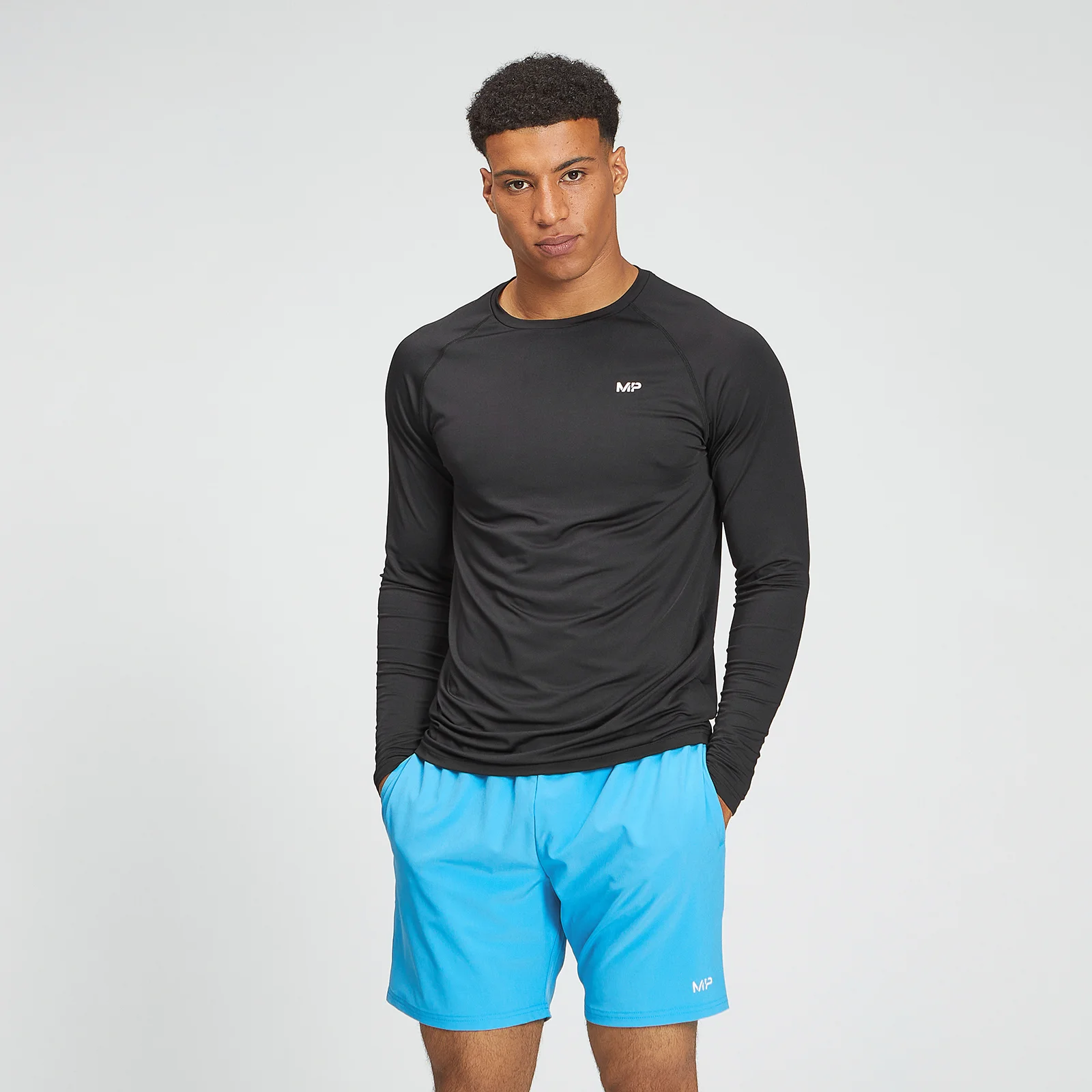 Camiseta de manga larga de entrenamiento para hombre de MP - Negro - XXS Imagen 1