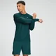 Camiseta de manga larga de entrenamiento para hombre de MP - Verde azulado intenso