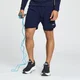 Pantalón corto de entrenamiento 2 en 1 para hombre de MP - Azul marino