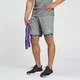 Pantalón corto de entrenamiento 2 en 1 para hombre de MP - Gris tormenta