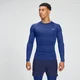 Camiseta interior de deporte de manga larga de entrenamiento para hombre de MP - Azul intenso