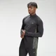 Camiseta con cremallera de 1/4 Tempo para hombre de MP - Negro