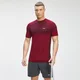 Camiseta de manga corta sin costuras Essentials para hombre de MP - Vino jaspeado