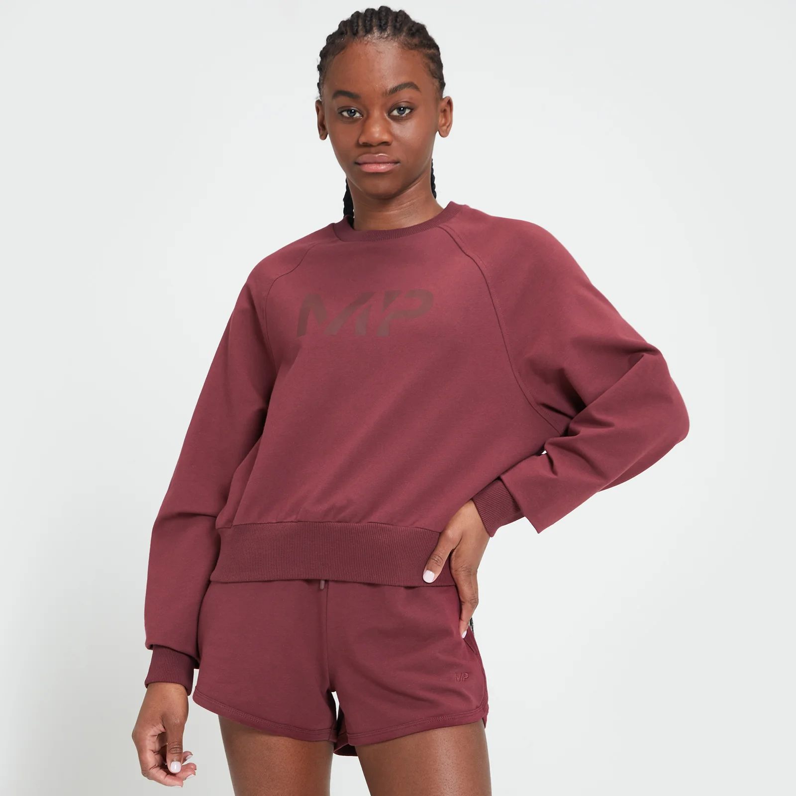 Sudadera Adapt para mujer de MP - Granate - XXS Imagen 1
