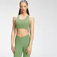 Sujetador deportivo Tempo Repreve® con espalda cruzada para mujer de MP - Verde manzana