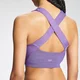 Sujetador deportivo Tempo Repreve® con espalda cruzada para mujer de MP - Lila oscuro