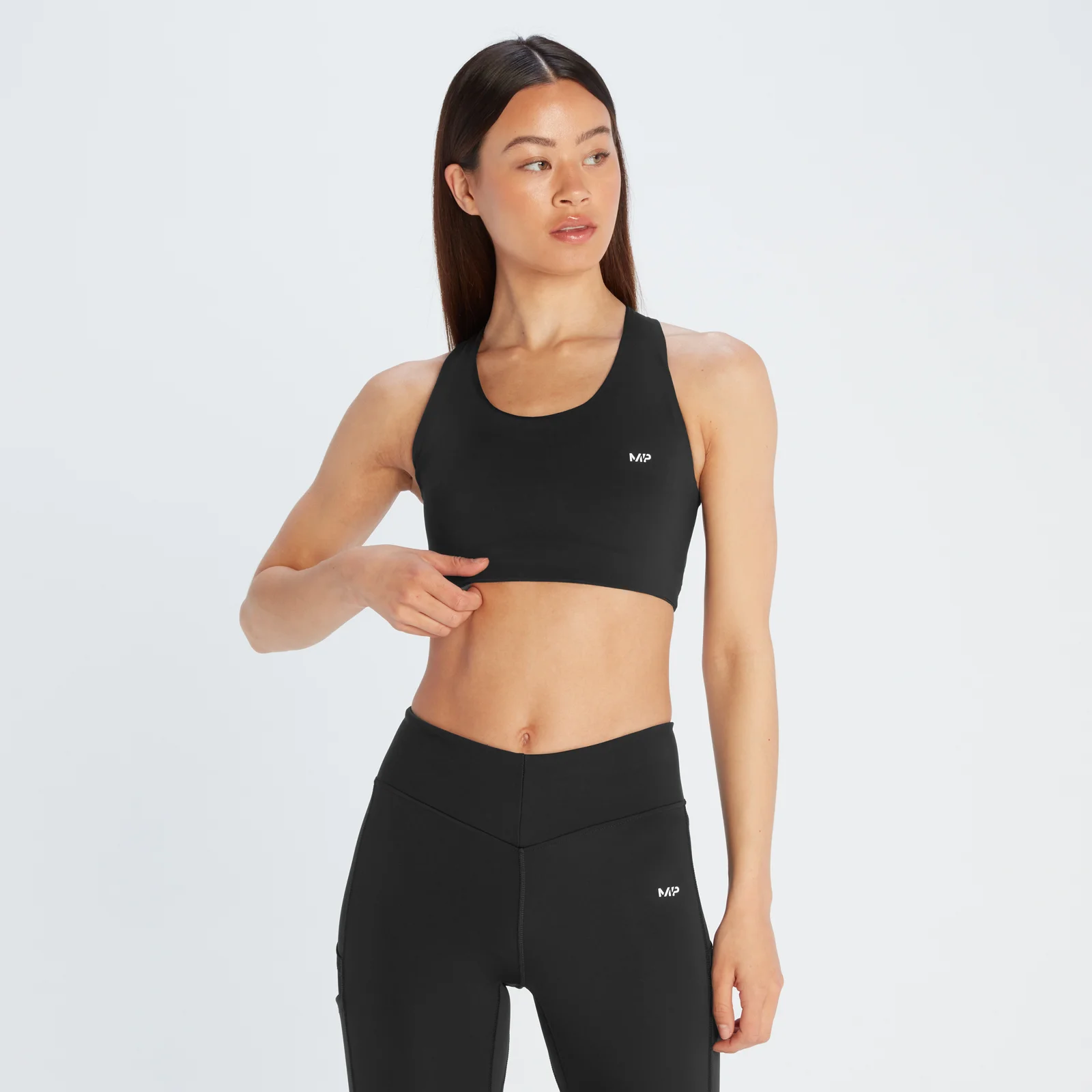 Sujetador deportivo con espalda cruzada Tempo para mujer de MP - Negro - XXS Imagen 1
