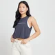 Camiseta de tirantes Reach con miniestampado de marca para mujer de MP - Grafito