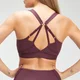 Sujetador deportivo Power Ultra para mujer de MP - Pardo rojizo/Negro