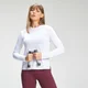 Camiseta de manga larga Power Ultra para mujer de MP - Blanco/Nube