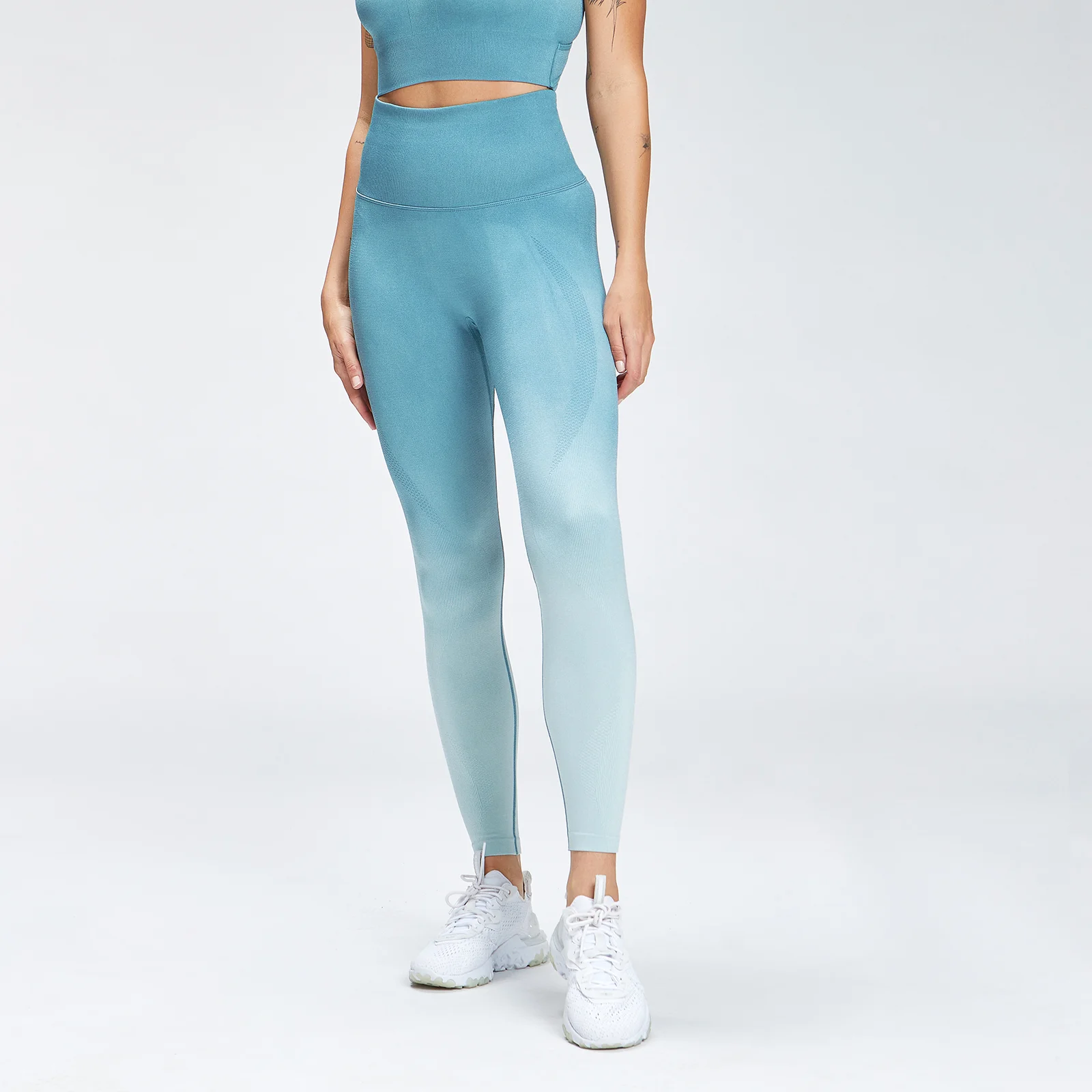Mallas sin costuras Velocity para mujer de MP - Azul marino - XXS Imagen 1