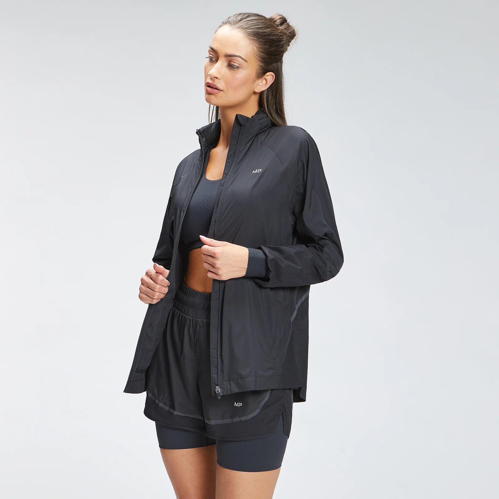 Chaqueta de running Velocity para mujer de MP - Negro - XXS Imagen 1