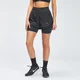 Pantalón corto de doble capa Velocity para mujer de MP - Negro