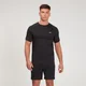 Camiseta de manga corta de running gráfica para hombre de MP - Negro