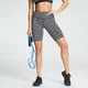 Pantalón corto de ciclismo Power para mujer de MP - Negro jaspeado