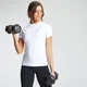 Camiseta de entrenamiento de corte ajustado Essentials para mujer de MP - Blanco