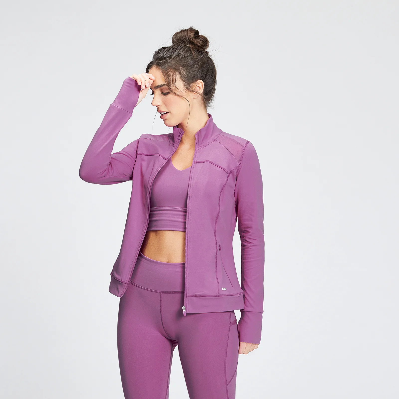 Chaqueta de rejilla Power para mujer de MP - Violeta - XXS Imagen 1