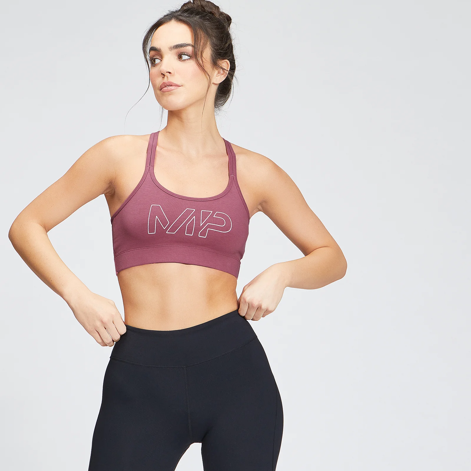 Sujetador de punto Originals para mujer de MP - Baya escarchado - XXS Imagen 1