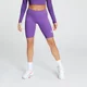 Pantalón de ciclismo de entrenamiento por encima de la rodilla Essentials para mujer de MP - Lila oscuro