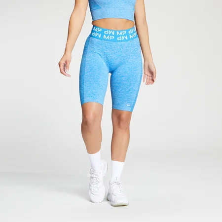 Pantalón corto de ciclismo Curve para mujer de MP - Azul brillante
