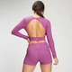 Top corto con espalda abierta Power para mujer de MP - Violeta