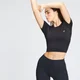 Top corto sin costuras Shape para mujer de MP - Negro