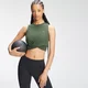 Camiseta de tirantes de entrenamiento Essentials Energy para mujer de MP - Verde oscuro