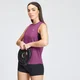 Camiseta de tirantes de entrenamiento con sisas caídas Essentials para mujer de MP - Violeta