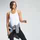 Camiseta de tirantes de entrenamiento Essentials Escape para mujer de MP - Blanco