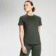 Camiseta de entrenamiento de corte ajustado Essentials para mujer de MP - Verde oscuro