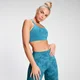 Sujetador deportivo de entrenamiento con espalda nadadora para mujer de MP - Azul marino