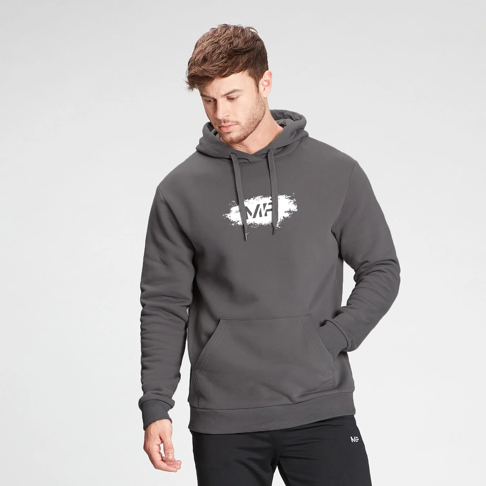 MP Men's Chalk Graphic Hoodie - Carbon - XXS Imagen 1