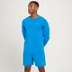 Camiseta de manga larga de entrenamiento con detalle gráfico Linear Mark para hombre de MP - Azul medio