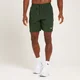 Pantalón corto de entrenamiento con detalle gráfico Linear Mark para hombre de MP - Verde oscuro
