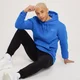 Sudadera con capucha y estampado gráfico gradual para hombre de MP - Azul medio