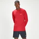 Camiseta de entrenamiento de manga larga con detalle gráfico Infinity Mark para hombre de MP - Rojo