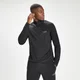 Sudadera de entrenamiento con cremallera de 1/4 y detalle gráfico Infinity Mark para hombre de MP - Negro