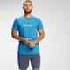 Camiseta de entrenamiento de manga corta con estampado de grafiti para hombre de MP - Azul brillante