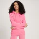 Sudadera con capucha y estampado gráfico gradual para mujer de MP - Rosa