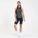 Top de entrenamiento con espalda nadadora Infinity Mark para mujer de MP - Gris carbón