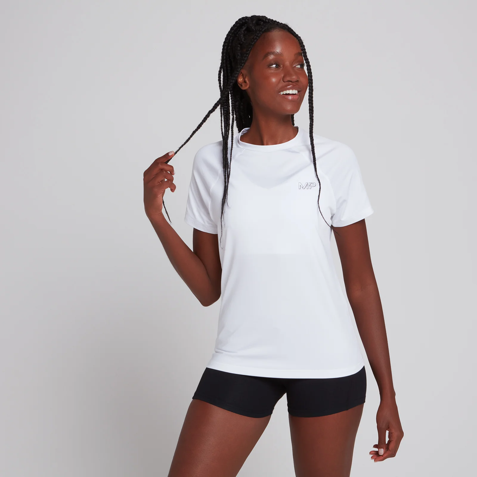 Camiseta de entrenamiento Infinity Mark para mujer de MP - Blanco - XXS Imagen 1