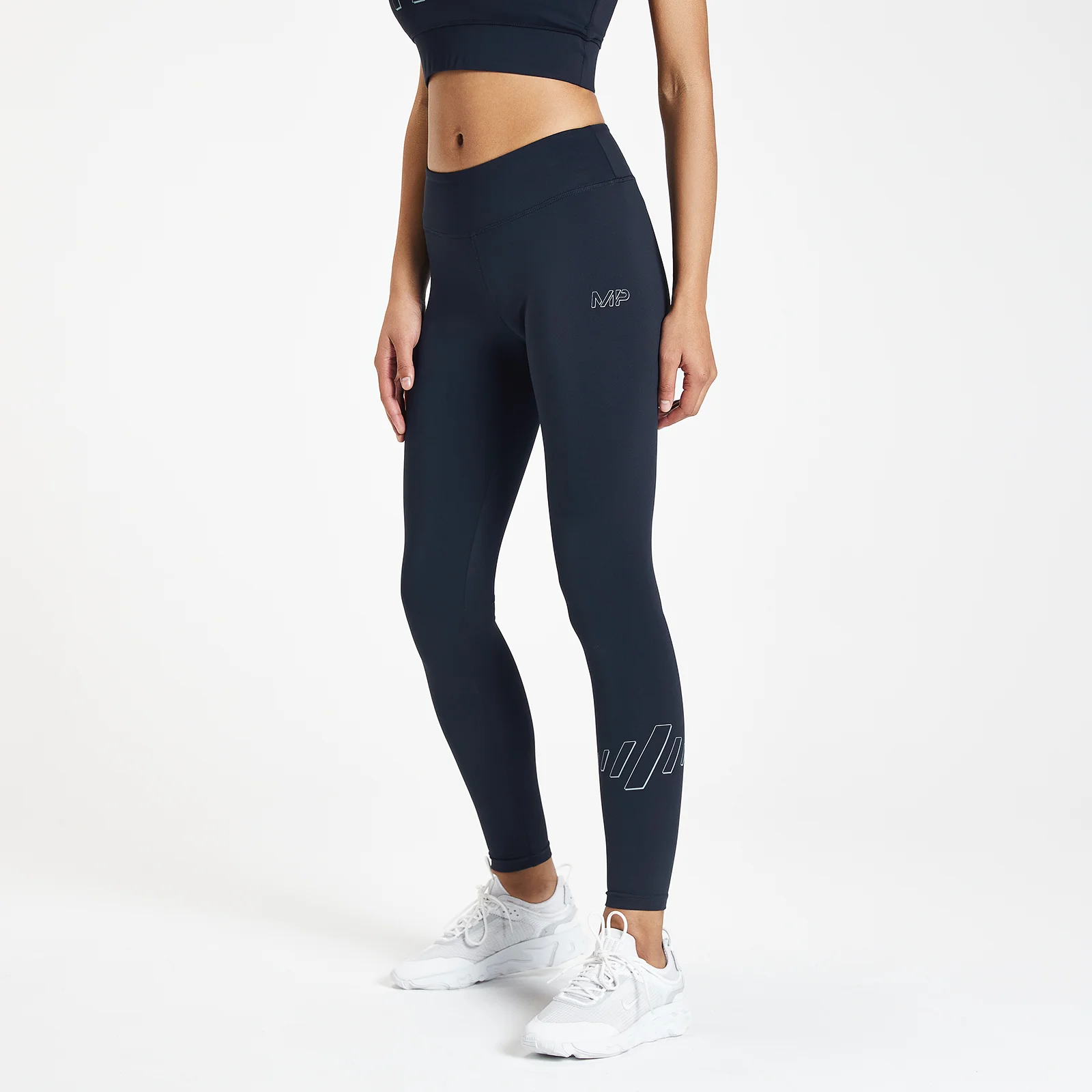 Mallas de entrenamiento Infinity Mark para mujer de MP - Azul petróleo - XXS Imagen 1