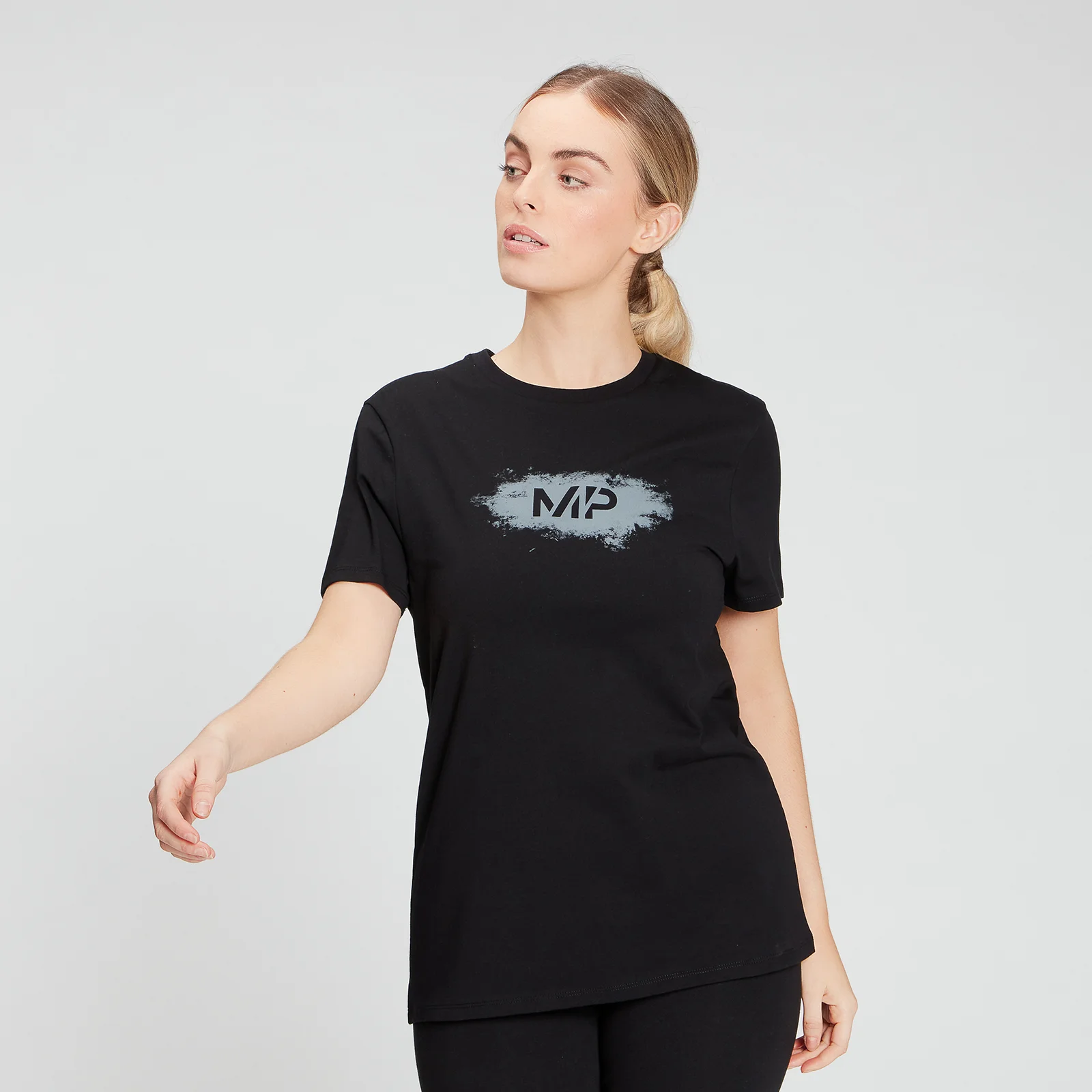 MP Women's Chalk Graphic T-Shirt - Black - XXS Imagen 1