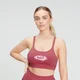 Sujetador deportivo con estampado de tiza para mujer de MP - Rosa baya